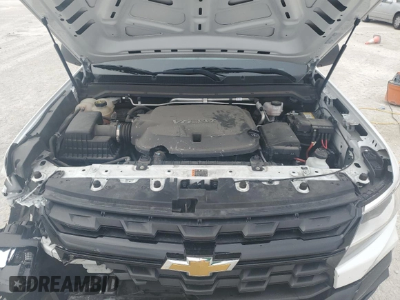 2022 Chevrolet Colorado 2WD Work Truck with VIN 1GCGSBEN7N1330793, listed as a Copart auction lot 88318955 with 36,284 mi miles and Salvage title. Bid and sale history available at DreamBid. Image 13.