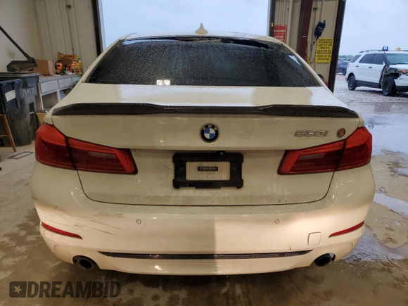 2019 BMW 5 Series 530i with VIN WBAJA5C54KWW19462, listed as a Copart auction lot 50381725 with 119,509 mi miles and Salvage Title. Bid and sale history available at DreamBid. Image 6.
