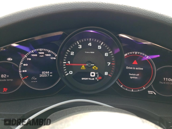 2023 Porsche Cayenne with VIN WP1BA2AY1PDA27313, listed as a Copart auction lot 67981064 with 8,244 mi miles and Salvage title. Bid and sale history available at DreamBid. Image 9.