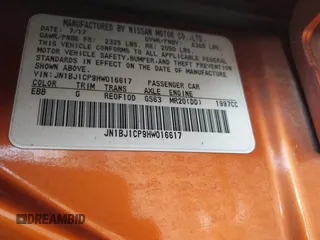 2017 Nissan Rogue S z VIN JN1BJ1CP9HW016617, wystawiony jako IAAI lot #41997886 z przebiegiem 97 431 mil mil oraz . Historia ofert i sprzedaży dostępna na DreamBid. Obrazek 9.