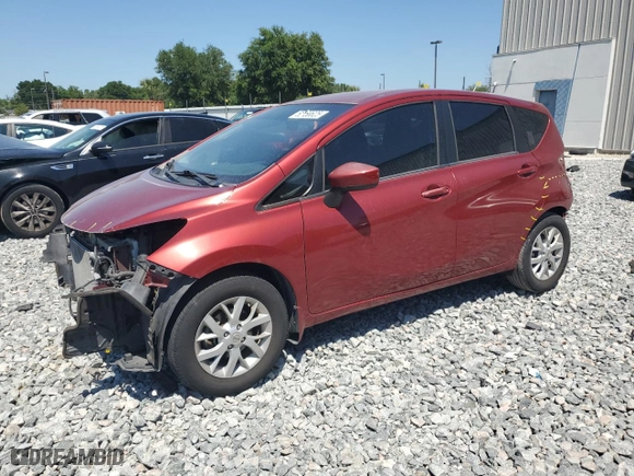 2016 Nissan Versa Note S with VIN 3N1CE2CP3GL376940, listed as a Copart auction lot 52158625 with 69,199 mi miles and Non Repairable. Bid and sale history available at carsss.com. Image 1.