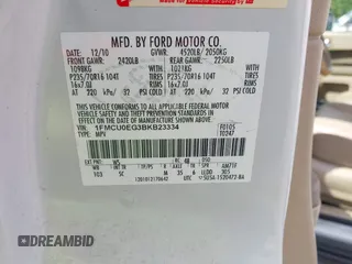 2011 Ford Escape Limited с VIN 1FMCU0EG3BKB23334, выставлен на аукционе IAAI как лот 41883805 с пробегом 201 703 миль миль и . История ставок и продаж доступна на DreamBid. Изображение 9.