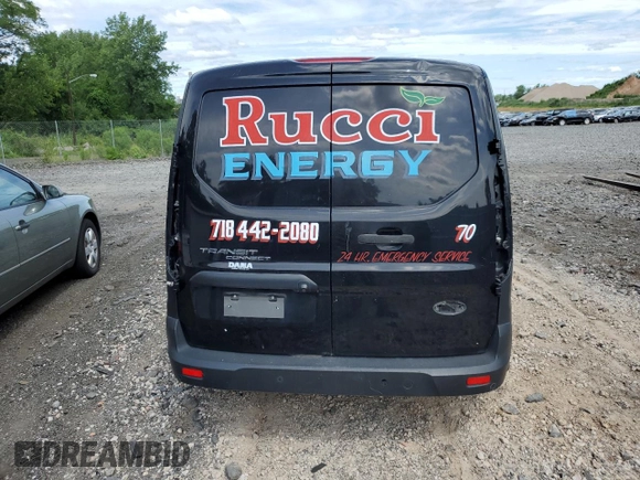 2019 Ford Transit Connect XL with VIN NM0LS7E2XK1394384, listed as a Copart auction lot 65695025 with Not provided miles and Non repairable. Bid and sale history available at DreamBid. Image 6.