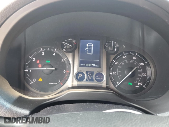 2015 Lexus GX 460 with VIN JTJBM7FX8F5101824, listed as a Copart auction lot 58498965 with 188,070 mi miles and Salvage title. Bid and sale history available at DreamBid. Image 9.