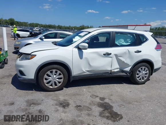 2016 Nissan Rogue S with VIN KNMAT2MT5GP614099, listed as a IAAI auction lot 42044016 with 15,563 mi miles. Bid and sale history available at carsss.com. Image 15.