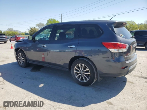 2014 Nissan Pathfinder S with VIN 5N1AR2MN8EC633584, listed as a Copart auction lot 53186925 with 144,650 mi miles and Salvage Title. Bid and sale history available at carsss.com. Image 2.