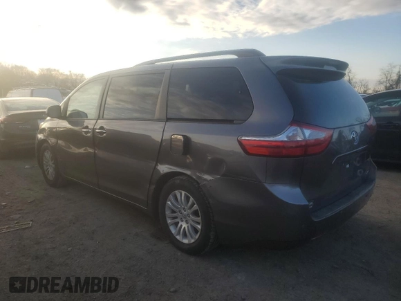 2015 Toyota Sienna XLE with VIN 5TDYK3DC2FS573393, listed as a Copart auction lot 41769415 with 329,692 mi miles and Salvage Title. Bid and sale history available at carsss.com. Image 2.
