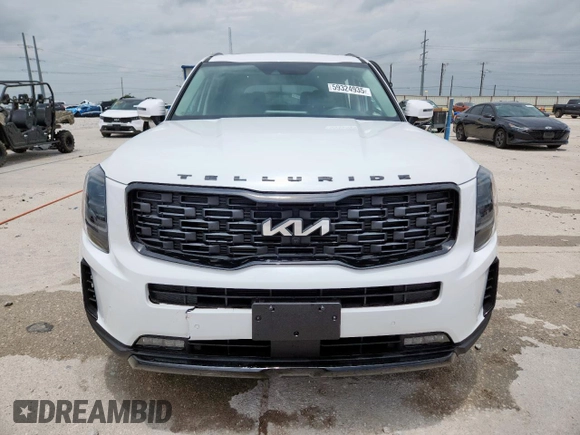 2022 Kia Telluride SX with VIN 5XYP5DHC2NG196482, listed as a Copart auction lot 59324935 with 17,850 mi miles and Clean title. Bid and sale history available at DreamBid. Image 5.