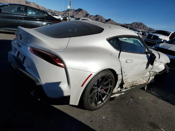 2023 Toyota GR Supra 3.0 with VIN WZ1DB0G04PW058137, listed as a Copart auction lot 87608815 with 4,732 mi miles and Salvage Title. Bid and sale history available at carsss.com. Image 3.