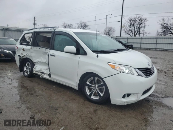 2012 Toyota Sienna LE AAS with VIN 5TDKK3DC1CS250776, listed as a Copart auction lot 45967195 with 63,574 mi miles and Salvage Title. Bid and sale history available at carsss.com. Image 4.