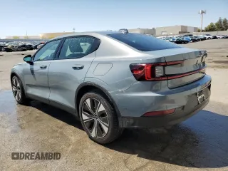 2023 Polestar 2 with VIN YSMED3KA9PL123388, listed as a Copart auction lot 52581595 with 65,412 mi miles and Clean Title. Bid and sale history available at carsss.com. Image 2.