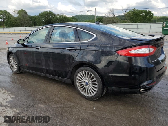 2016 Ford Fusion Titanium with VIN 3FA6P0K93GR221108, listed as a Copart auction lot 58231615 with 103,344 mi miles and Salvage title. Bid and sale history available at DreamBid. Image 2.