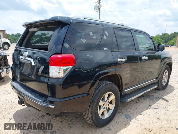 2012 Toyota 4Runner SR5 with VIN JTEZU5JR4C5042986, listed as a IAAI auction lot 42496203 with 153,431 mi miles and . Bid and sale history available at DreamBid. Image 4.