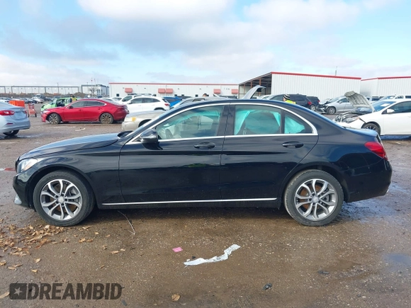 2017 Mercedes-Benz C 300 with VIN 55SWF4KB8HU201820, listed as a IAAI auction lot 41459590 with 90,775 mi miles and . Bid and sale history available at carsss.com. Image 14.