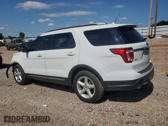 2018 Ford Explorer XLT with VIN 1FM5K7D88JGA55020, listed as a Copart auction lot 60203595 with 82,679 mi miles and Salvage title. Bid and sale history available at DreamBid. Image 2.