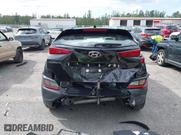 2022 Hyundai Kona Preferred with VIN KM8K22ABXNU843004, listed as a IAAI auction lot 41909990 with 18,837 mi miles and . Bid and sale history available at carsss.com. Image 16.
