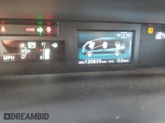 2015 Toyota Prius Two z VIN JTDZN3EU9FJ018912, wystawiony jako Copart lot #76106474 z przebiegiem 120 859 mil mil oraz Szkoda całkowita • Salvage title. Historia ofert i sprzedaży dostępna na DreamBid. Obrazek 9.