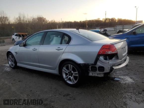 2009 Pontiac G8 with VIN 6G2ER57719L217197, listed as a Copart auction lot 81495724 with 121,392 mi miles and Salvage Title. Bid and sale history available at carsss.com. Image 2.