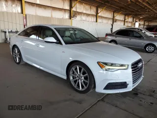 2017 Audi A6 Premium Plus with VIN WAUD8AFC8HN092536, listed as a Copart auction lot 62597345 with 97,570 mi miles and Salvage title. Bid and sale history available at DreamBid. Image 4.