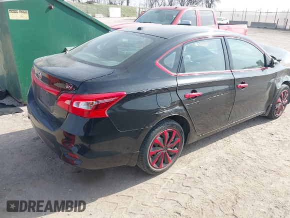 2017 Nissan Sentra SV with VIN 3N1AB7AP3HY279189, listed as a IAAI auction lot 42045186 with 104,796 mi miles and . Bid and sale history available at DreamBid. Image 4.
