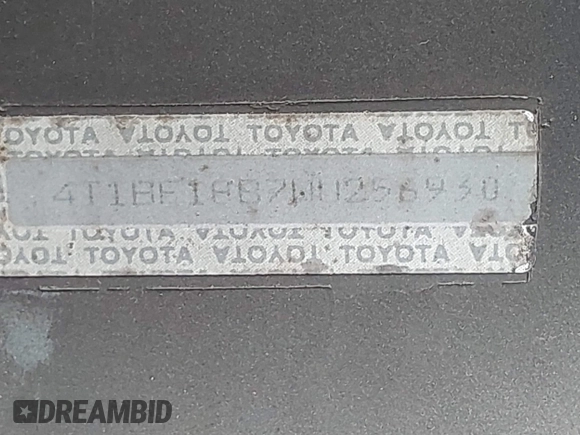 1998 Toyota Avalon XL with VIN 4T1BF18B7WU256930, listed as a IAAI auction lot 41297552 with 210,745 mi miles and . Bid and sale history available at DreamBid. Image 9.