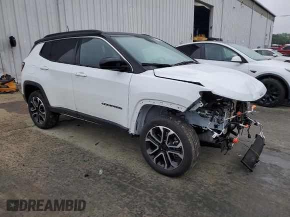 2024 Jeep Compass Limited с VIN 3C4NJDCN4RT578913, выставлен на аукционе Copart как лот 55625155 с пробегом 18 880 миль миль и Списание • Salvage title. История ставок и продаж доступна на DreamBid. Изображение 4.