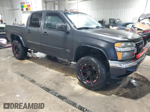 2007 GMC Canyon SLE2 with VIN 1GTDT13E378189342, listed as a Copart auction lot 88056965 with 225,915 mi miles and Salvage Title. Bid and sale history available at carsss.com. Image 4.