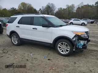 2015 Ford Explorer with VIN 1FM5K7B82FGC22384, listed as a Copart auction lot 52562705 with 203,450 mi miles and Salvage Title. Bid and sale history available at DreamBid. Image 4.
