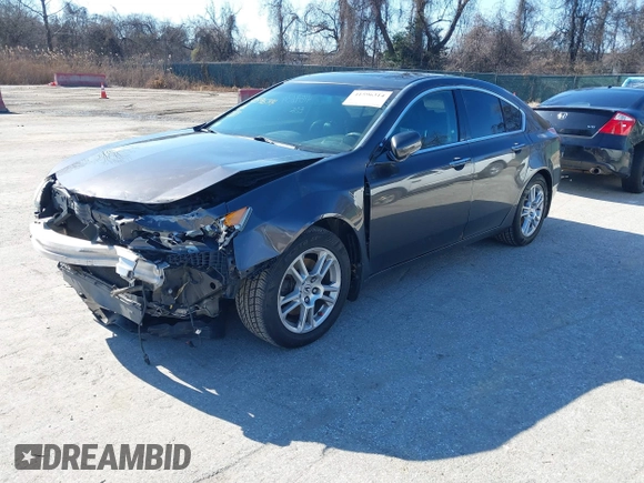 2009 Acura TL Tech with VIN 19UUA86539A018999, listed as a IAAI auction lot 41596314 with 145,302 mi miles. Bid and sale history available at carsss.com. Image 2.