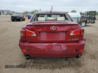 2012 Lexus IS 250 z VIN JTHCF5C27C5054925, wystawiony jako Copart lot #56701885 z przebiegiem 99 558 mil mil oraz Szkoda całkowita • Salvage title. Historia ofert i sprzedaży dostępna na DreamBid. Obrazek 6.