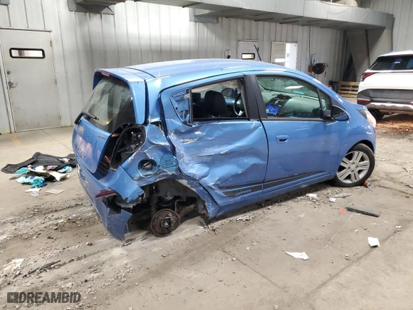 2014 Chevrolet Spark LS with VIN KL8CB6S9XEC414441, listed as a Copart auction lot 50642195 with 77,769 mi miles and Non Repairable. Bid and sale history available at carsss.com. Image 3.