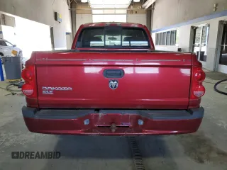 2008 Dodge Dakota SLT with VIN 1D7HE48K18S514298, listed as a Copart auction lot 52904015 with 117,512 mi miles and Salvage Title. Bid and sale history available at carsss.com. Image 6.