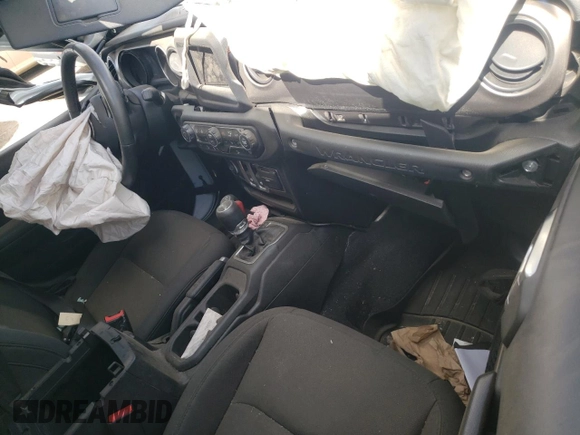 2020 Jeep Wrangler Willys with VIN 1C4GJXAN8LW121231, listed as a Copart auction lot 59509274 with Not provided miles and Non repairable. Bid and sale history available at DreamBid. Image 8.