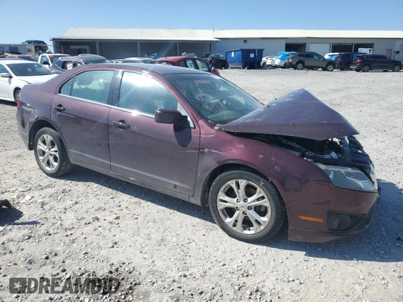 2012 Ford Fusion SE with VIN 3FAHP0HG6CR270876, listed as a Copart auction lot 52170205 with Not Provided miles and Clean Title. Bid and sale history available at DreamBid. Image 4.