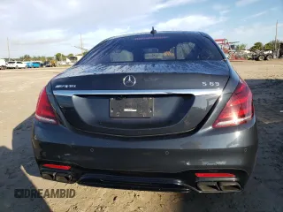 2020 Mercedes-Benz S 63 AMG with VIN WDDUG8JBXLA510324, listed as a Copart auction lot 72446062 with 34,293 mi miles and . Bid and sale history available at DreamBid. Image 6.