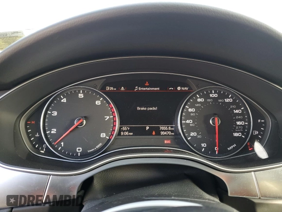2015 Audi A7 3.0 Premium Plus with VIN WAUWGAFC1FN026483, listed as a Copart auction lot 69281483 with 99,470 mi miles. Bid and sale history available at carsss.com. Image 9.