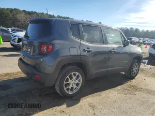 2023 Jeep Renegade Latitude with VIN ZACNJDB11PPP31764, listed as a Copart auction lot 88681705 with 12,593 mi miles and Salvage Title. Bid and sale history available at carsss.com. Image 3.