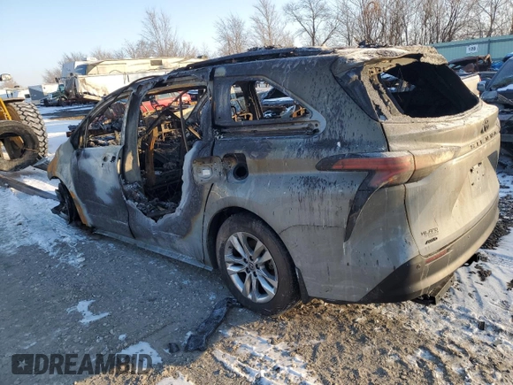2022 Toyota Sienna XLE Woodland Edition with VIN 5TDASKFCXNS042899, listed as a Copart auction lot 87849925 with 0 mi miles and Non Repairable. Bid and sale history available at carsss.com. Image 2.
