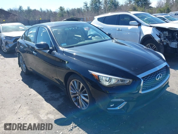 2023 Infiniti Q50 Luxe z VIN JN1EV7BR7PM541712, wystawiony jako IAAI lot #41942433 z przebiegiem 8 512 mil mil oraz . Historia ofert i sprzedaży dostępna na DreamBid. Obrazek 13.