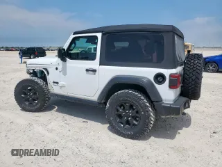 2022 Jeep Wrangler Sport S with VIN 1C4GJXAG5NW259605, listed as a Copart auction lot 57659775 with 14,864 mi miles and Salvage title. Bid and sale history available at DreamBid. Image 2.