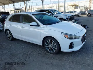 2018 Hyundai Elantra GT with VIN KMHH35LE1JU012971, listed as a IAAI auction lot 41626446 with 54,288 mi miles. Bid and sale history available at carsss.com. Image 1.