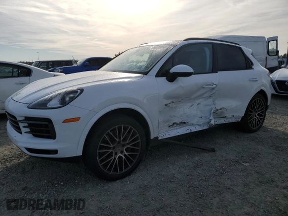 2023 Porsche Cayenne with VIN WP1AA2AY1PDA02763, listed as a Copart auction lot 47258505 with 43,159 mi miles and Salvage title. Bid and sale history available at DreamBid. Image 1.