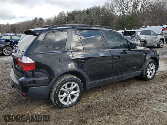 2010 BMW X3 xDrive30i with VIN WBXPC9C44AWJ37808, listed as a Copart auction lot 42910755 with 91,016 mi miles and Clean Title. Bid and sale history available at carsss.com. Image 3.