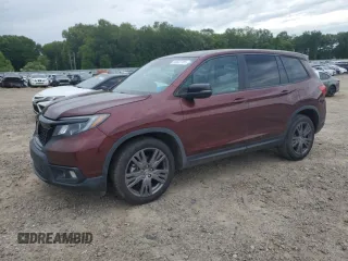2021 Honda Passport EX-L z VIN 5FNYF7H58MB000510, wystawiony jako Copart lot #55637755 z przebiegiem 62 711 mil mil oraz Szkody całkowita. Historia ofert i sprzedaży dostępna na DreamBid. Obrazek 1.