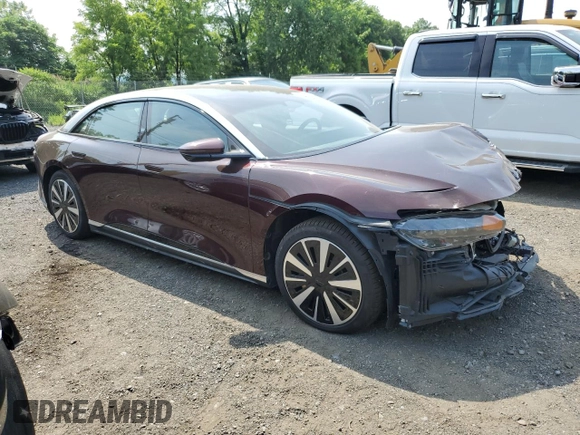 2023 Lucid Air Touring z VIN 50EA1TEA2PA005639, wystawiony jako Copart lot #59862044 z przebiegiem Nie podano mil oraz Szkody całkowita. Historia ofert i sprzedaży dostępna na DreamBid. Obrazek 4.