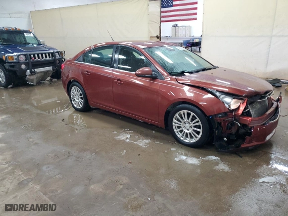2013 Chevrolet Cruze ECO with VIN 1G1PJ5SB8D7114101, listed as a Copart auction lot 45866335 with 137,397 mi miles and Clean Title. Bid and sale history available at carsss.com. Image 4.