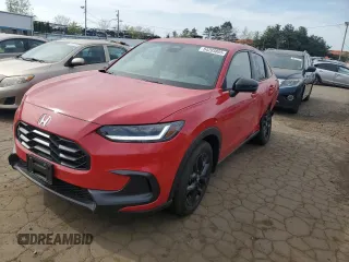 2024 Honda HR-V Sport z VIN 3CZRZ2H52RM713513, wystawiony jako Copart lot #54293865 z przebiegiem 11 034 mil mil oraz Szkoda całkowita • Salvage title. Historia ofert i sprzedaży dostępna na DreamBid. Obrazek 1.