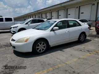 2003 Honda Accord EX z VIN 1HGCM66593A071544, wystawiony jako Copart lot #62509525 z przebiegiem 175 211 mil mil oraz Czysty tytuł • Clean title. Historia ofert i sprzedaży dostępna na DreamBid. Obrazek 1.