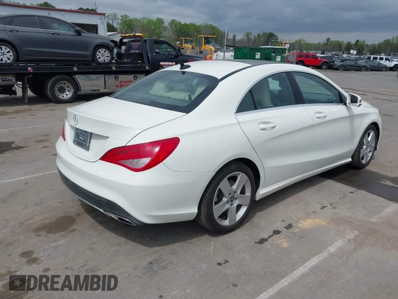 2018 Mercedes-Benz CLA 250 with VIN WDDSJ4EB4JN563585, listed as a IAAI auction lot 41902912 with 146,341 mi miles and . Bid and sale history available at DreamBid. Image 4.