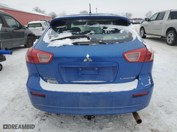 2011 Mitsubishi Lancer Sportback ES with VIN JA32X2HU5BU607920, listed as a Copart auction lot 41859415 with 245,863 mi miles and Clean Title. Bid and sale history available at carsss.com. Image 6.